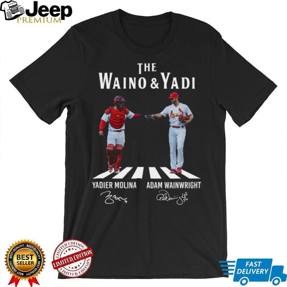 Adam Wainwright Yadier Molina St Louis Cardinals MLB Battery Legends Vintage Men Women Shirt