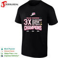 Adelaide Thunderbirds 3x Suncorp Super Netball champions 2023 2024 2026 shirt