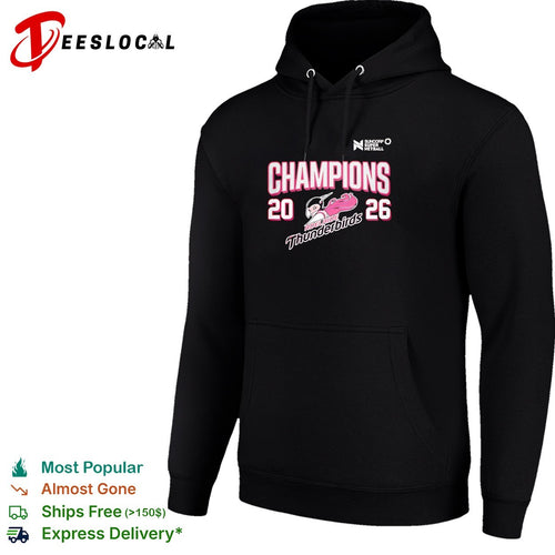 Adelaide Thunderbirds champions 2026 Suncorp Super Netball mascot shirt