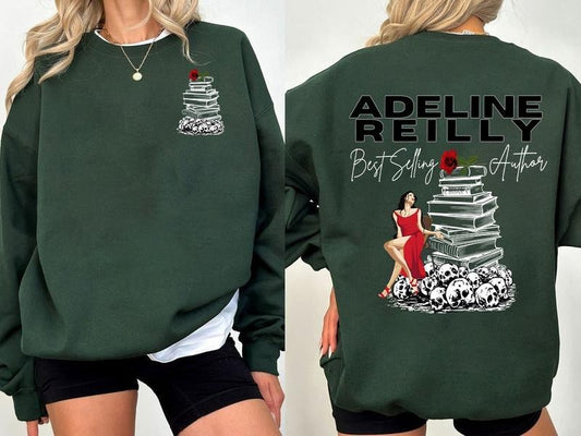 Adeline Reilly Sweatshirt, Haunting Adeline Merch, Zade Meadows Hoodie, Spicy Book Shirt, Booktok Romance Reader Merch, Bookish Gifts, Dark Romance Books Unisex Soft Comfort Crewneck Pullover Long Sleeves Graphic Fabric Sweater