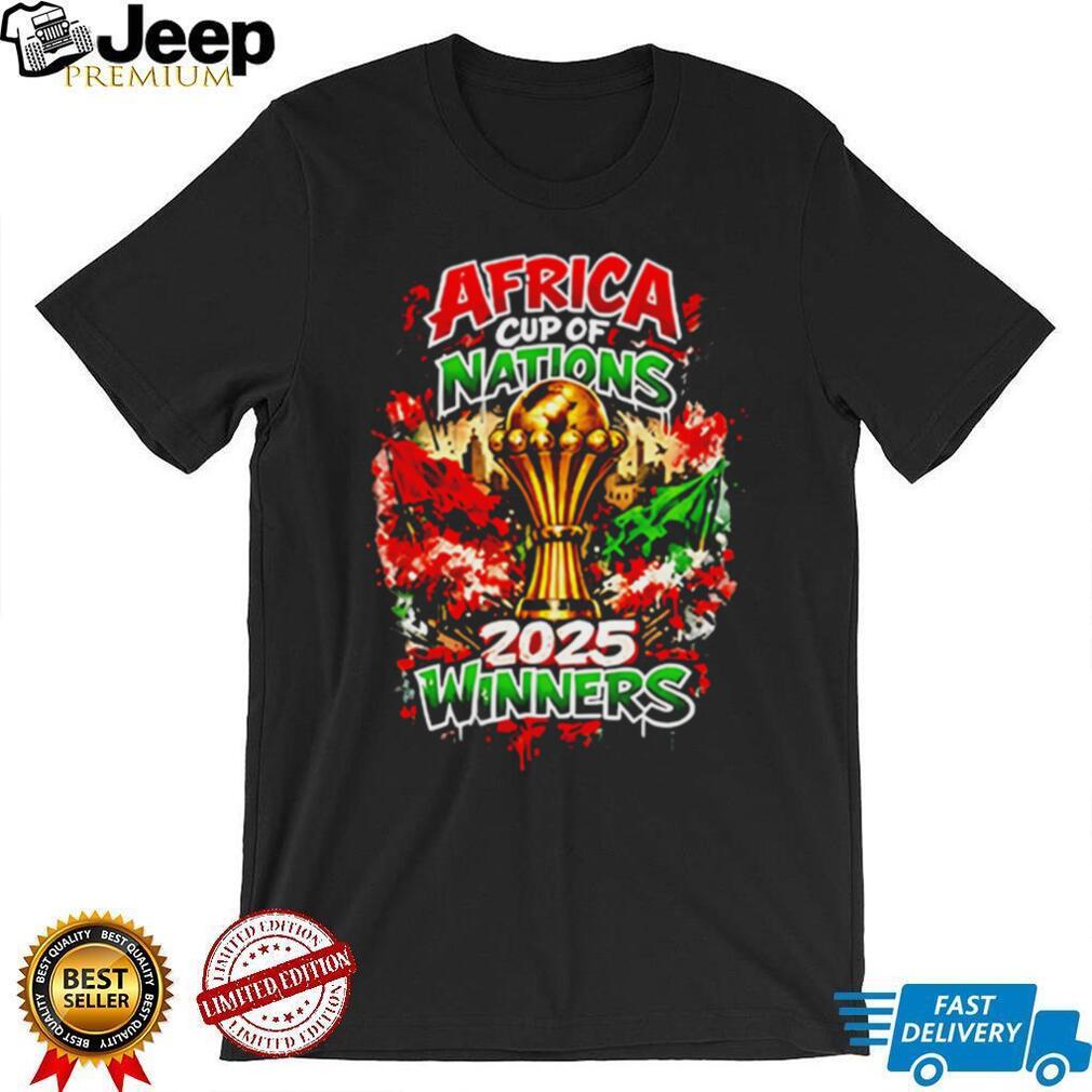 Africa Cup Of Nations 2025 Winners Soccer Trophy T Shirt