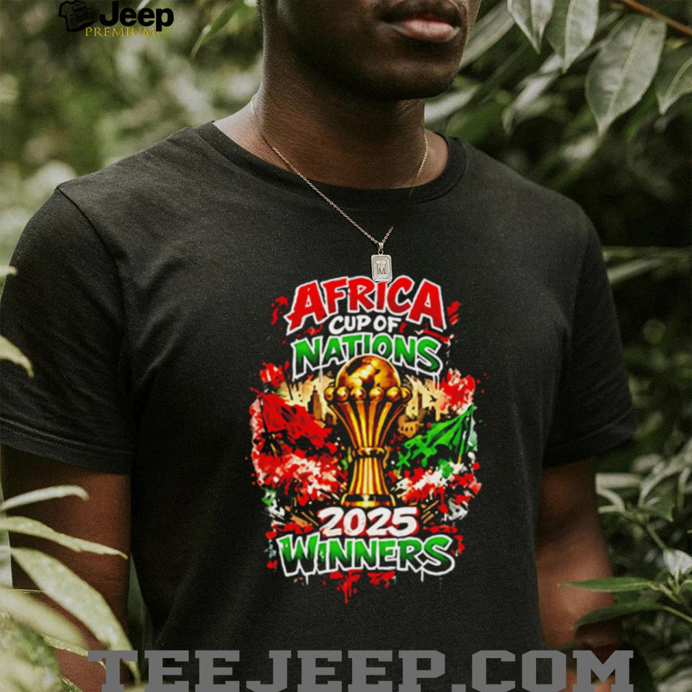 Africa Cup Of Nations 2025 Winners Soccer Trophy T Shirt