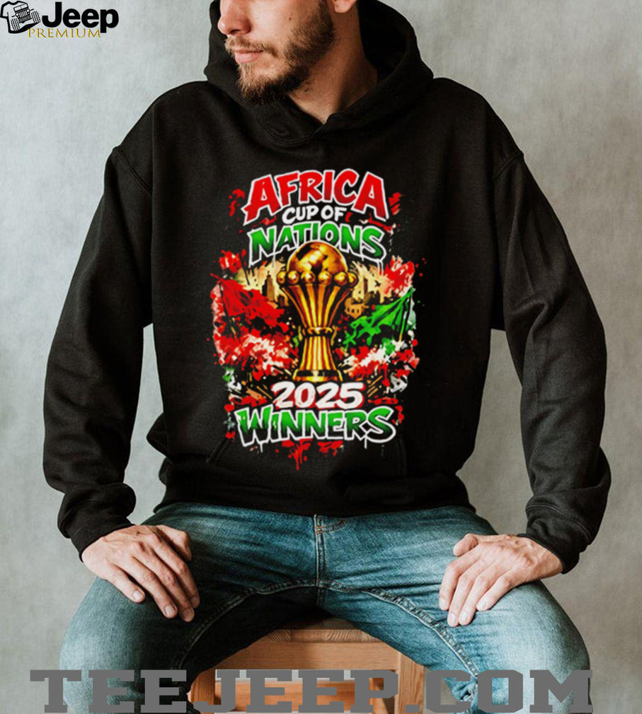 Africa Cup Of Nations 2025 Winners Soccer Trophy T Shirt