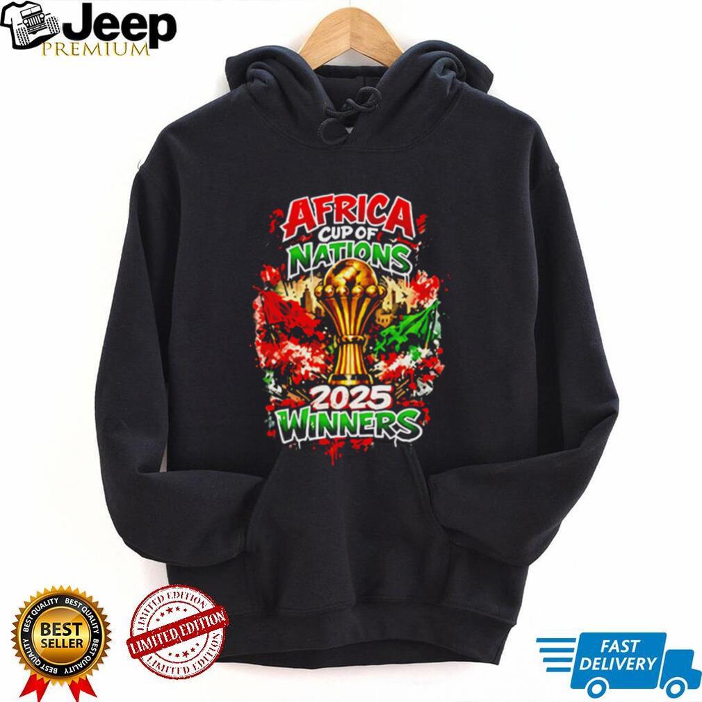 Africa Cup Of Nations 2025 Winners Soccer Trophy T Shirt