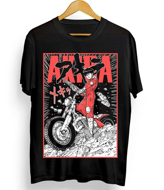 Akira T-Shirt S-4XL,Anime Shirt,Retro Neo Tokyo Manga Tetsuo Kaneda Shirt Tshirt S-4XL