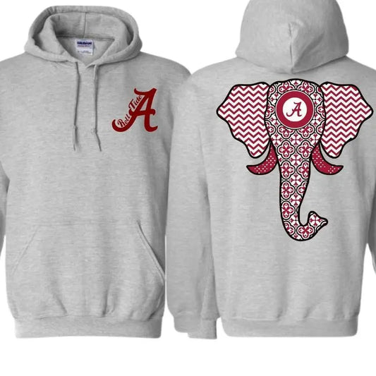 Alabama Football Hoodie , Alabama Crimson Tide Hoodie , Roll Tide Hoodie , College Sports Hoodie , College Team Spirit Hoodie , Tailgating Gear Gift , Gift For Football Fans , Casual Fit