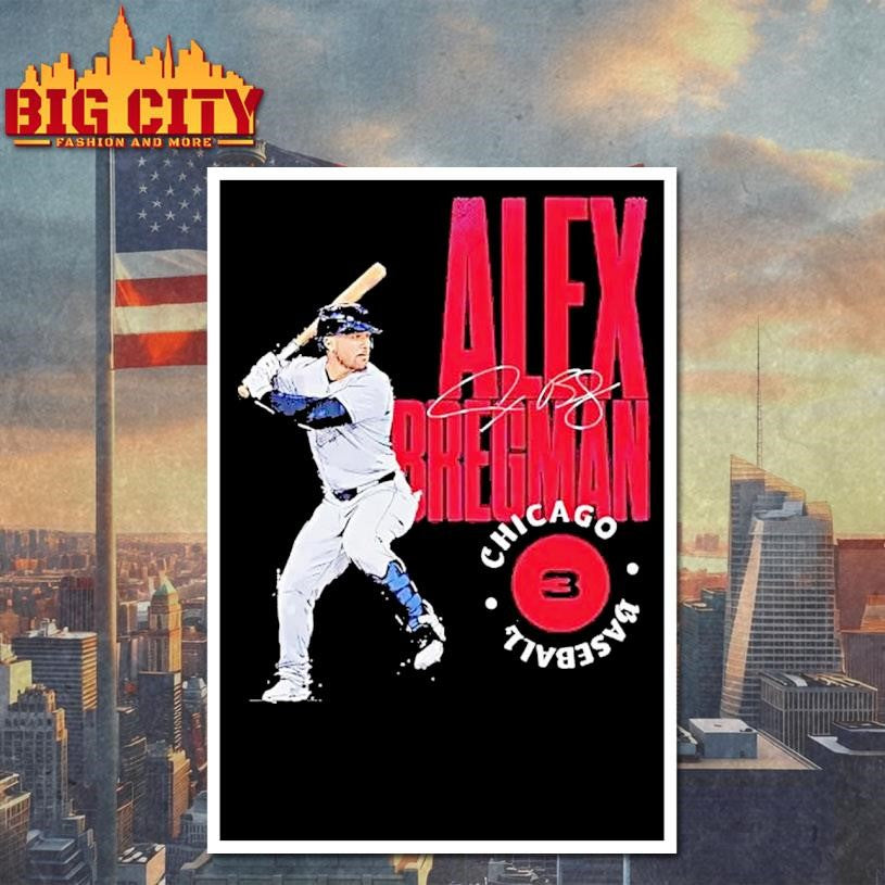 Alex Bregman Batting Stamp Chicago Cubs Signature Shirt