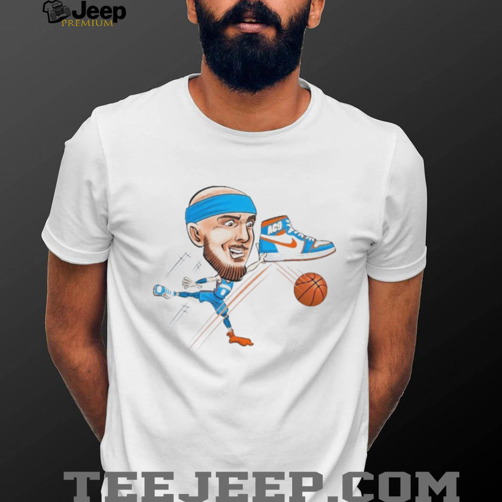 Alex Caruso AC9 Basketball Caricature Sneaker Graphic Tee