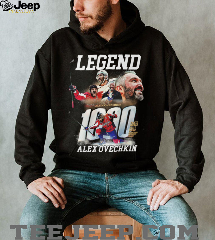 Alex Ovechkin Washington Capitals 1000 Career Goals Legend T Shirt