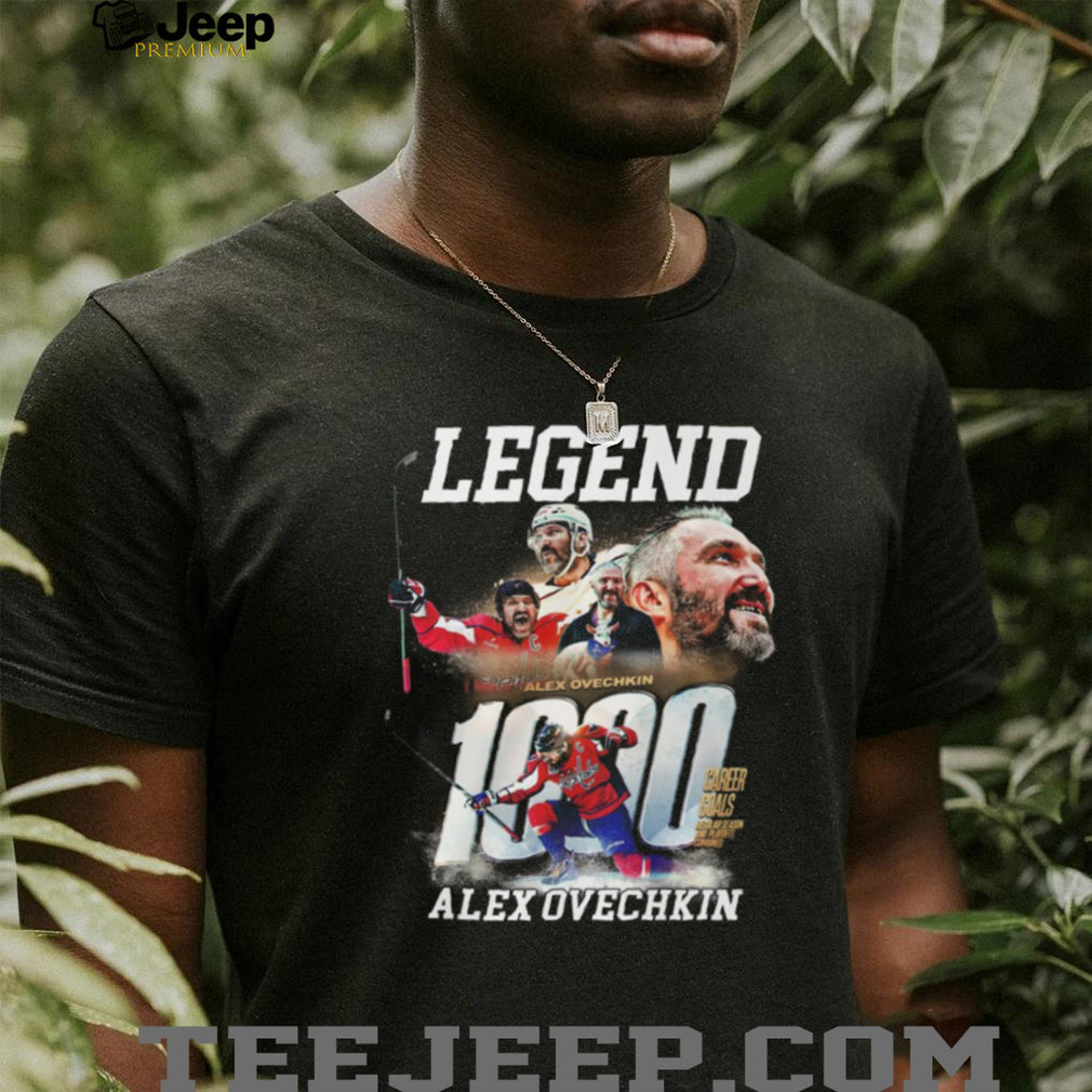 Alex Ovechkin Washington Capitals 1000 Career Goals Legend T Shirt