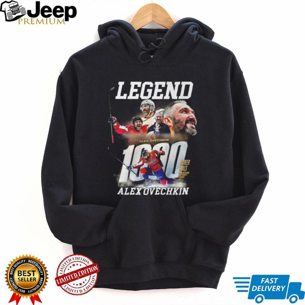 Alex Ovechkin Washington Capitals 1000 Career Goals Legend T Shirt