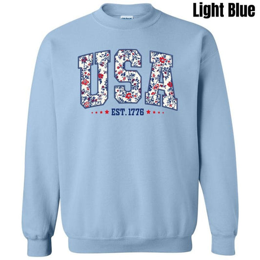 All American Floral USA Sweatshirt 'NLB'