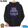 All In Hockey Team Roster Fan Tribute Black T Shirt