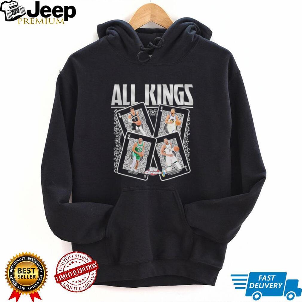 All Kings NBA Stars Topps Chrome Playing Cards Basketball T Shirt