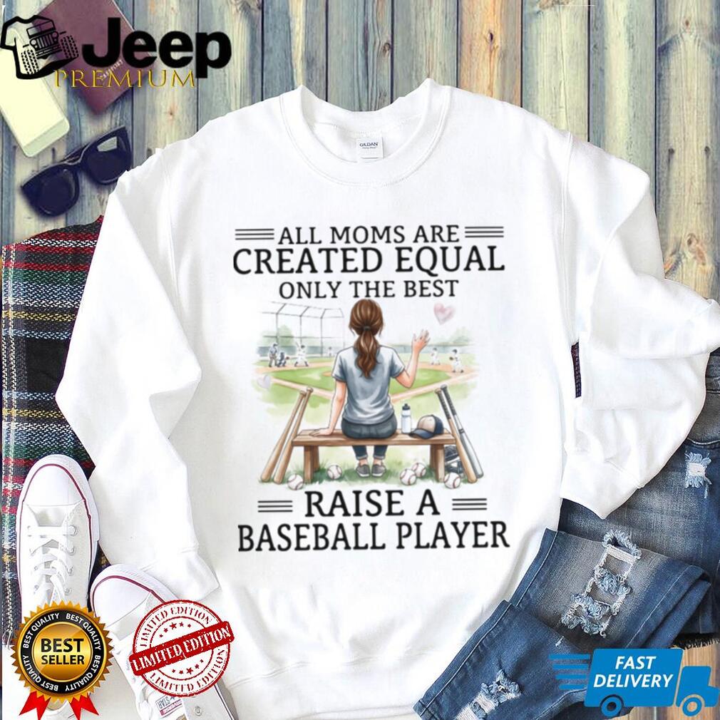 All Moms Are Created Equal Baseball Mom Personalized T Shirt