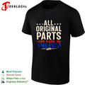 All original parts and made in America USA flag shirt