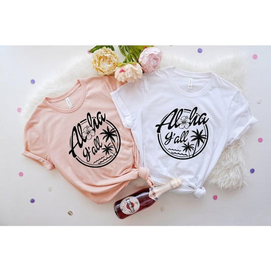 Aloha Y'all Shirt, Hawaii Vacation Shirt, Hawaii Tshirt, Hawaii Family Matching Shirt, Hawaii Trip Shirts, Hawaii Cruise Shirt, Vacay Mode