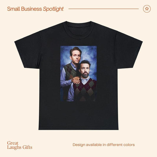 Always Sunny In Philadelphia Mac Dennis Parody T-Shirt, Funny Christmas Gift Fathers Day Unisex Heavy Cotton T-Shirt