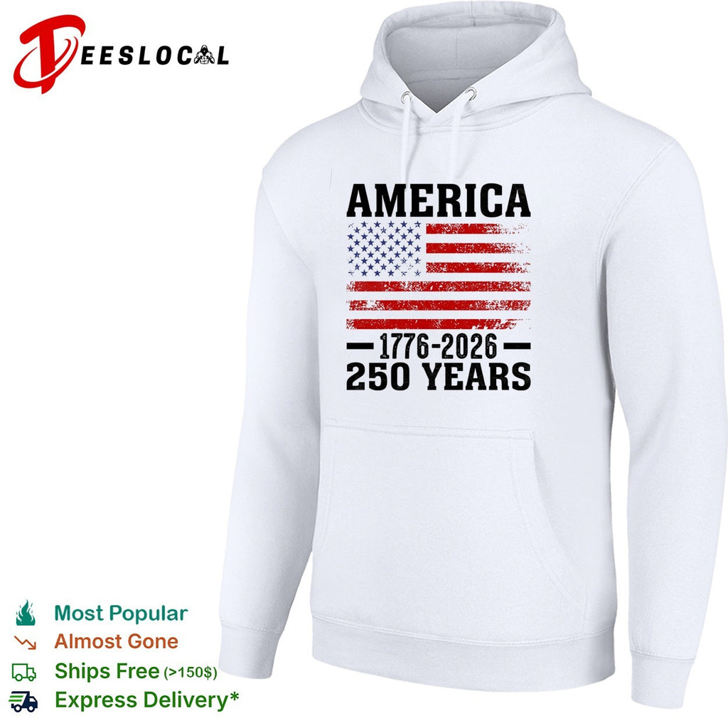 America 1776 2026 250 years flag shirt