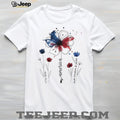 America 1776 2026 Patriotic Floral Faith Freedom Pride T Shirt
