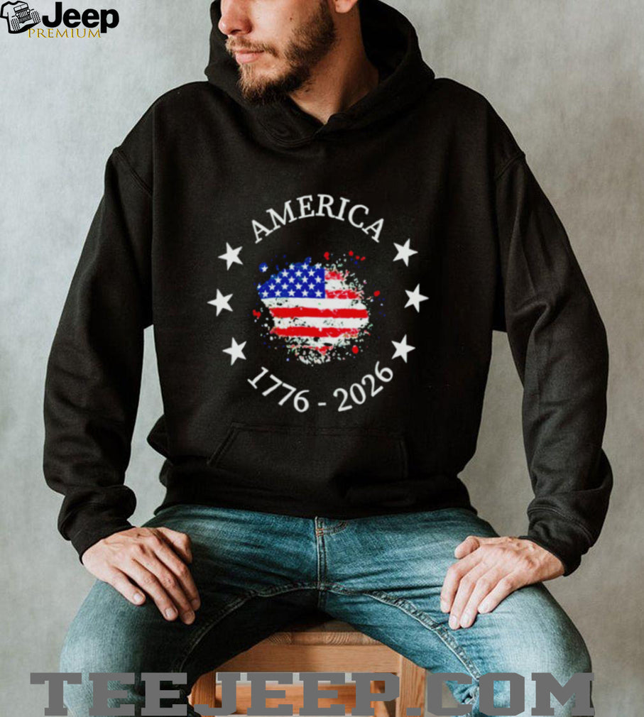 America 1776 2026 Patriotic flag shirt