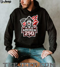 America 250 Patriot 1776 Revolutionary War Anniversary T Shirt