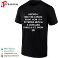 America 250 Plywood Arch and Vanilla Ice shirt