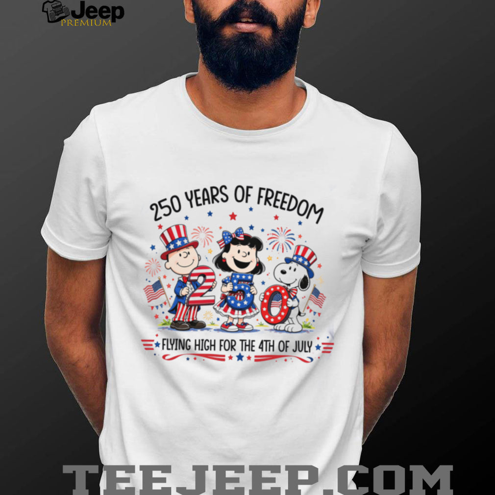 America 250 Years of Freedom Peanuts Gang Patriot Shirt