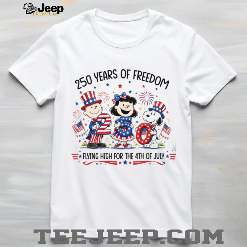 America 250 Years of Freedom Peanuts Gang Patriot Shirt