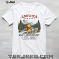 America 250th Anniversary 1776 2026 Pooh Hiking Patriotic T Shirt