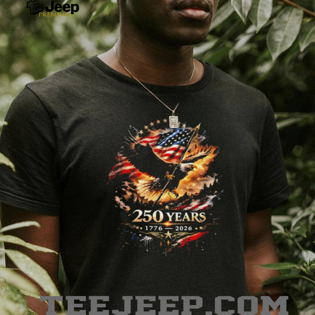 America 250th Anniversary 1776 2026 USA Liberty Eagle Flag Vintage Patriotic Men T Shirt