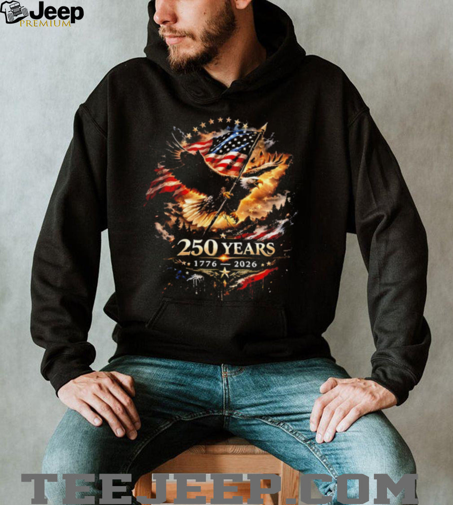 America 250th Anniversary 1776 2026 USA Liberty Eagle Flag Vintage Patriotic Men T Shirt