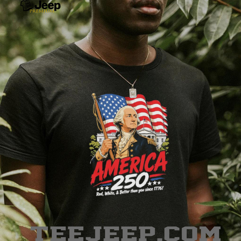 America 250th Anniversary George Washington Patriotic 1776 T Shirt