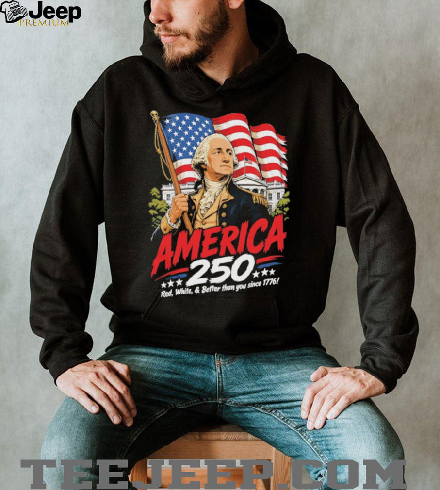 America 250th Anniversary George Washington Patriotic 1776 T Shirt