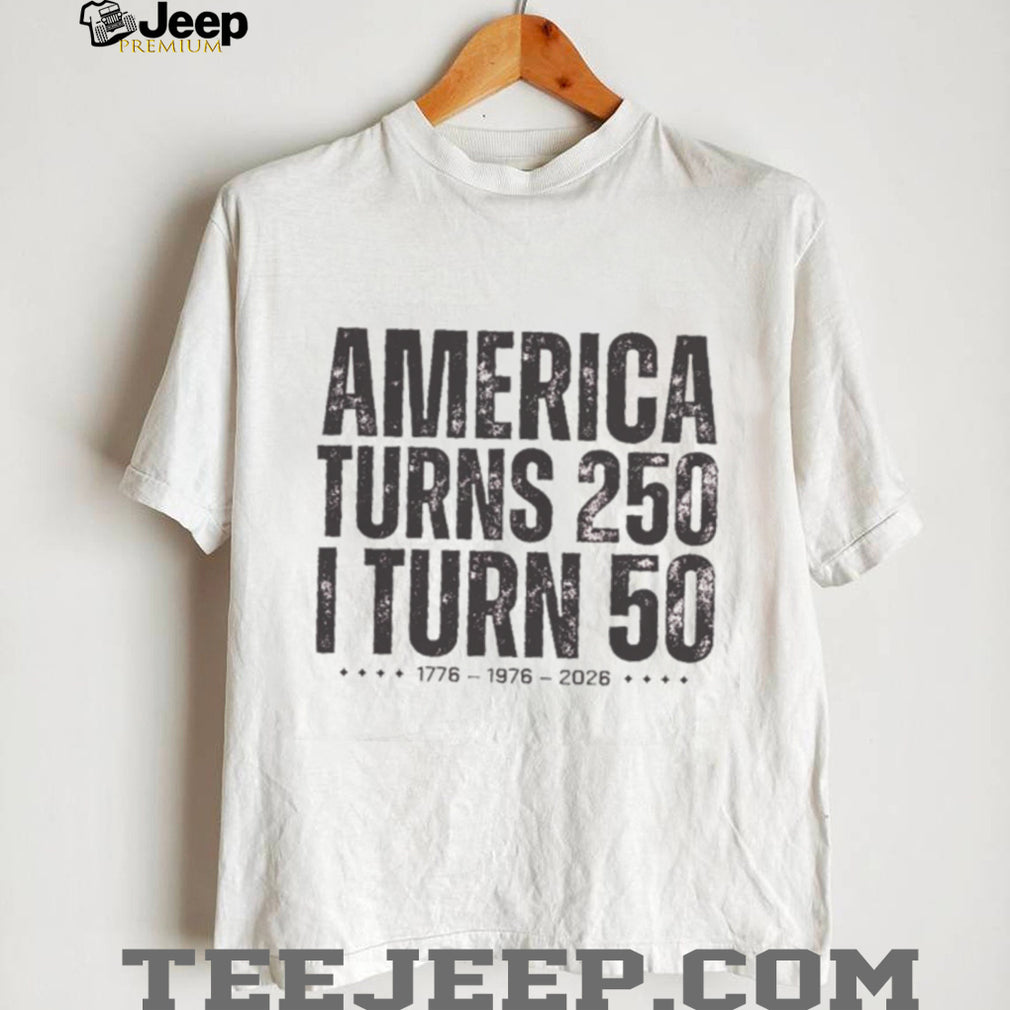 America 250th Birthday 50th Birthday Retro Graphic T Shirt