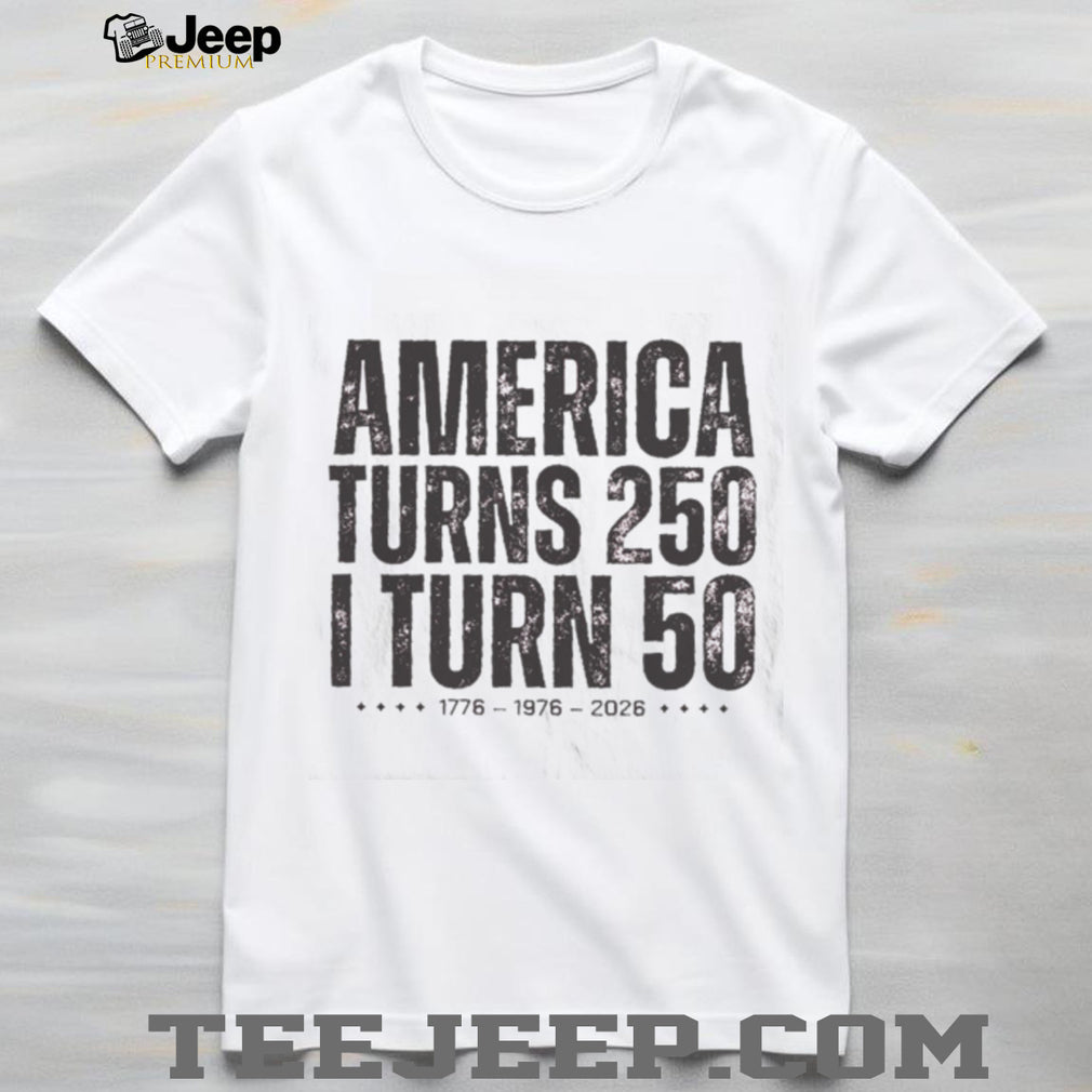 America 250th Birthday 50th Birthday Retro Graphic T Shirt