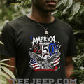 America 250th Years Of Liberty Patriotic Eagle T Shirt