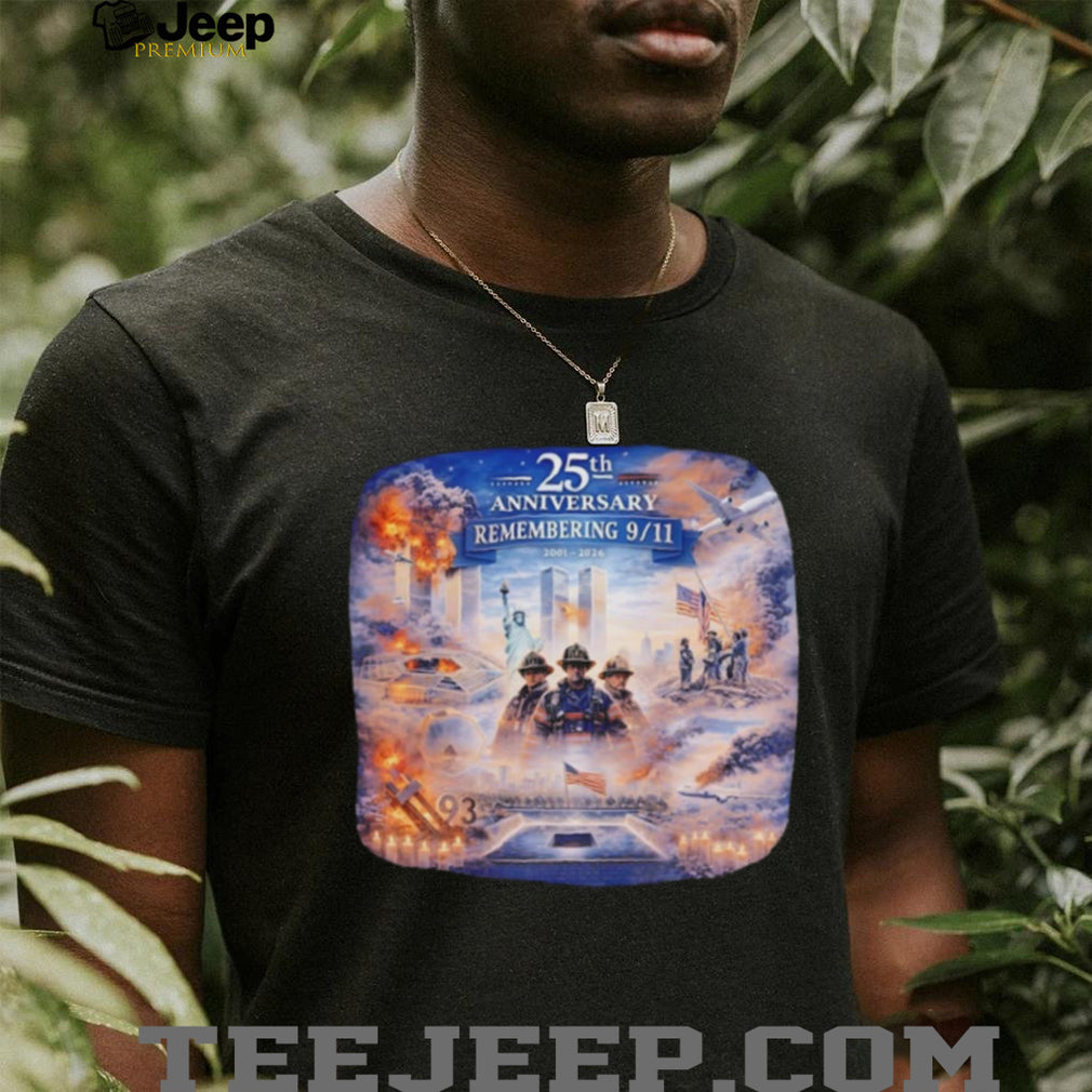 America 25th Anniversary 9 11 Memorial Never Forget Patriotic Tribute vintage shirt