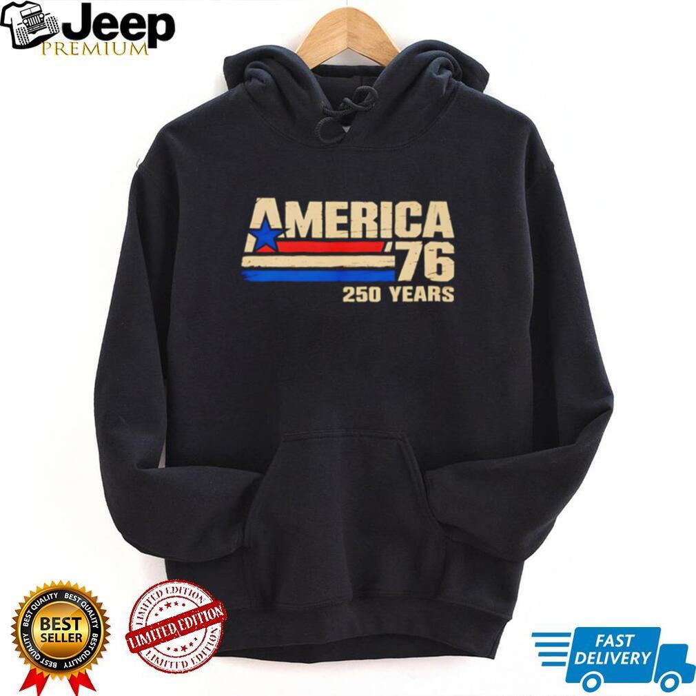 America 76 250 Years United States Bicentennial Anniversary Retro Patriotic Fourth of July Men T Shirt