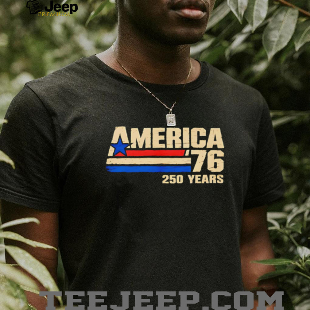 America 76 250 Years United States Bicentennial Anniversary Retro Patriotic Fourth of July Men T Shirt