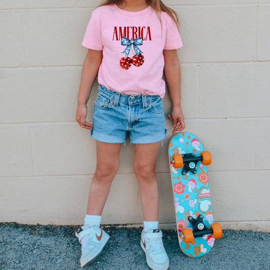 America, Toddler T-Shirts & Baby Bodysuits, Graphic Infant Clothes, Cute Baby Shower Gift, Trendy Kids Apparel, Soft Cotton Outfits