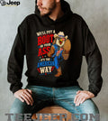 American Way Patriotic Eagle Cowboy Boot In Your Ass Funny Veteran Pride T Shirt
