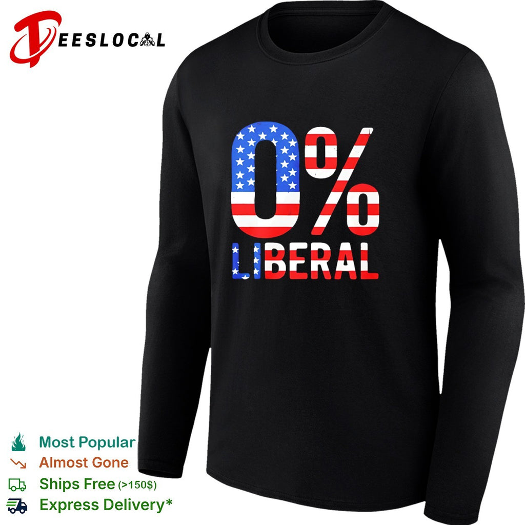 American flag pattern 0 Liberal shirt