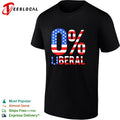American flag pattern 0 Liberal shirt