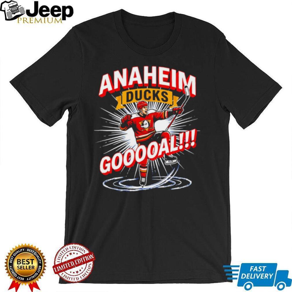 Anaheim Ducks Hockey Goal Celebration Graphic T Shirt