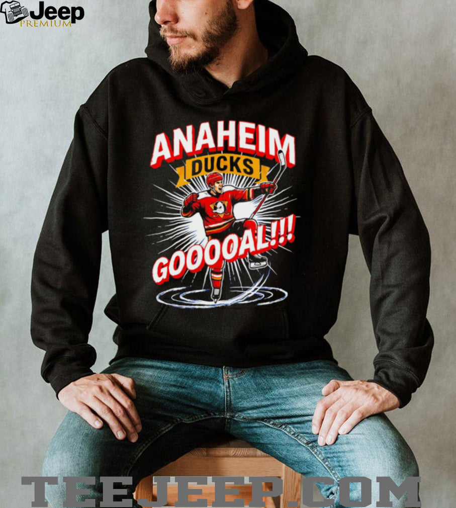 Anaheim Ducks Hockey Goal Celebration Graphic T Shirt