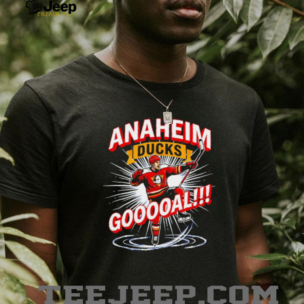 Anaheim Ducks Hockey Goal Celebration Graphic T Shirt