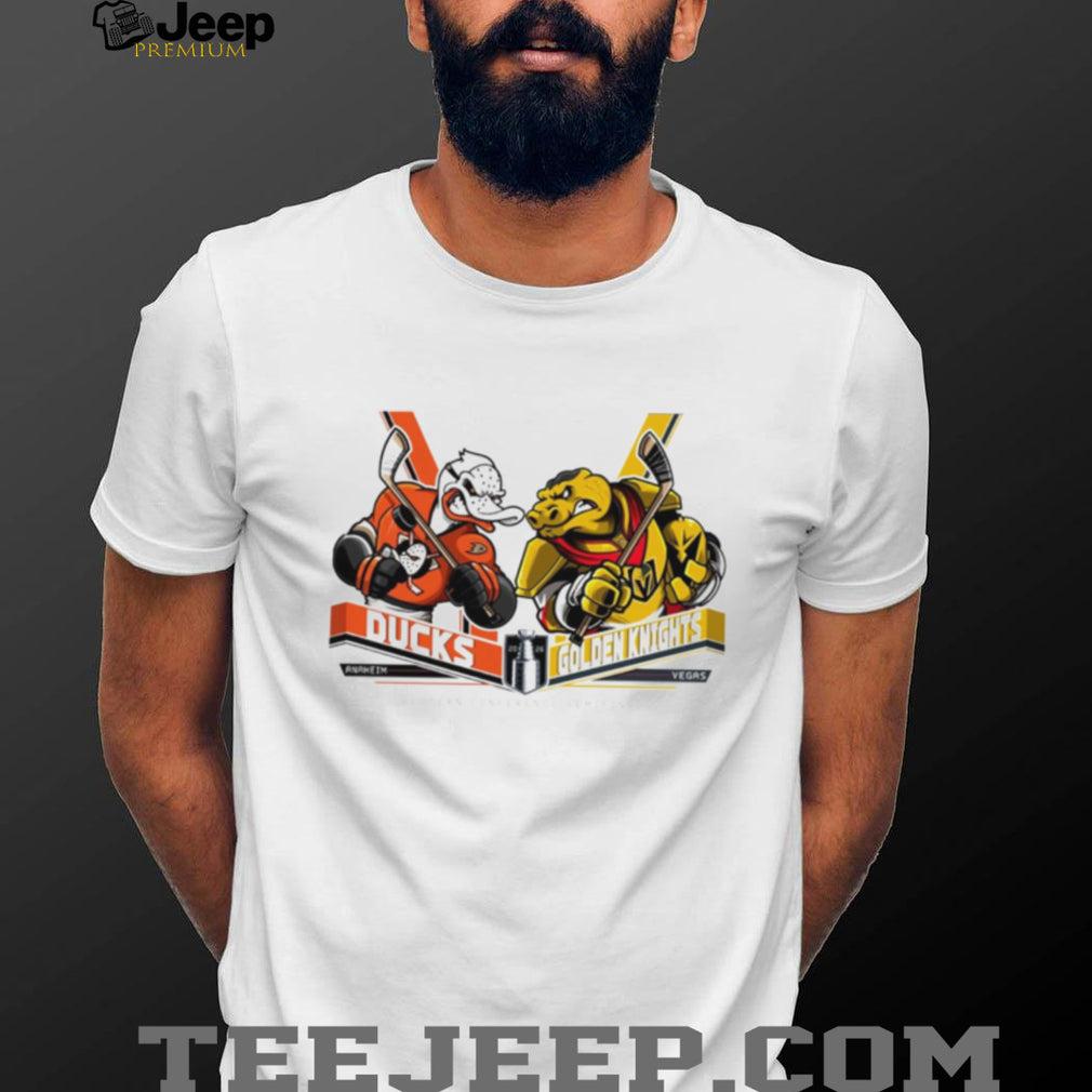 Anaheim Ducks vs Vegas Golden Knights Western Conference Semifinals 2026 Hockey Retro Fans T Shirt