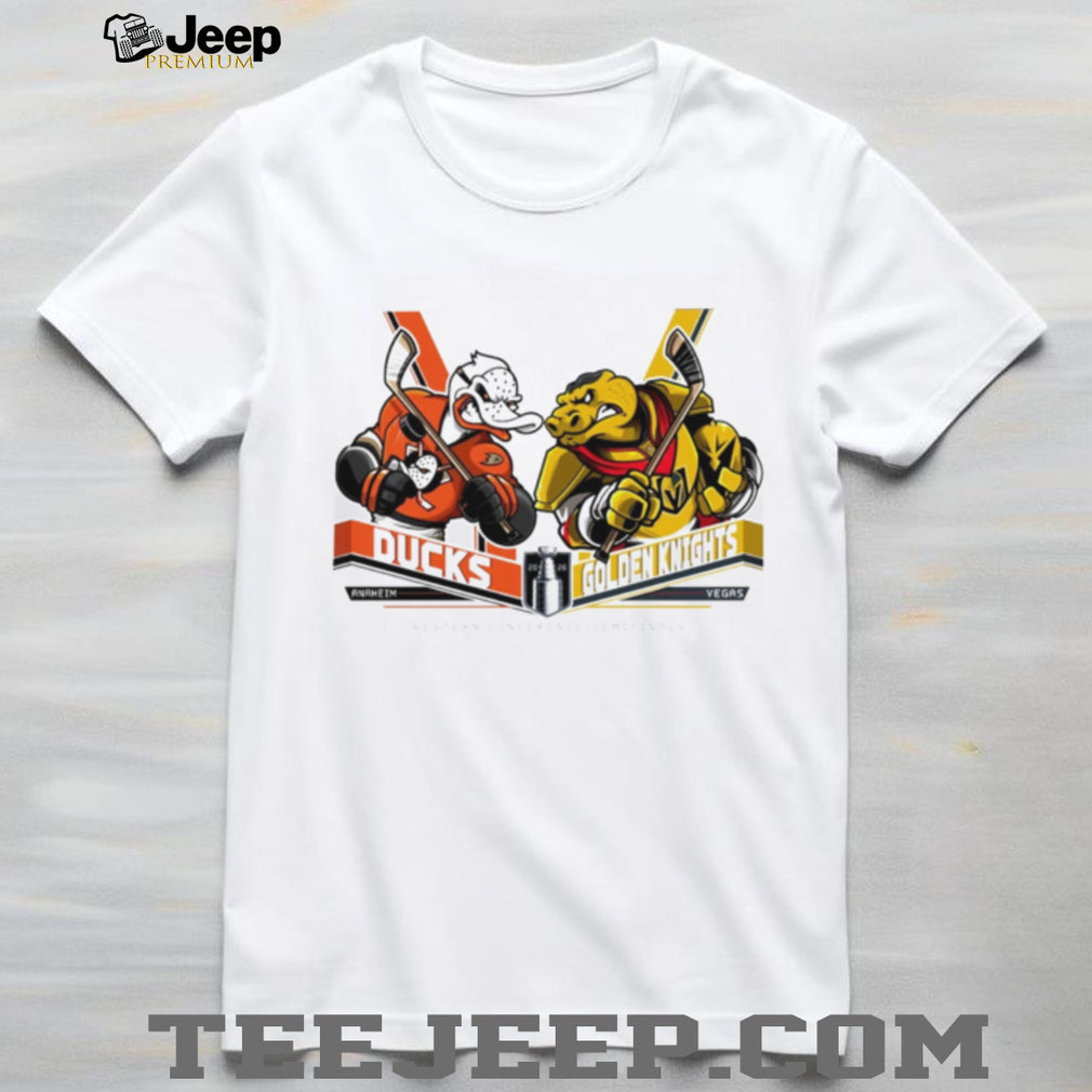 Anaheim Ducks vs Vegas Golden Knights Western Conference Semifinals 2026 Hockey Retro Fans T Shirt