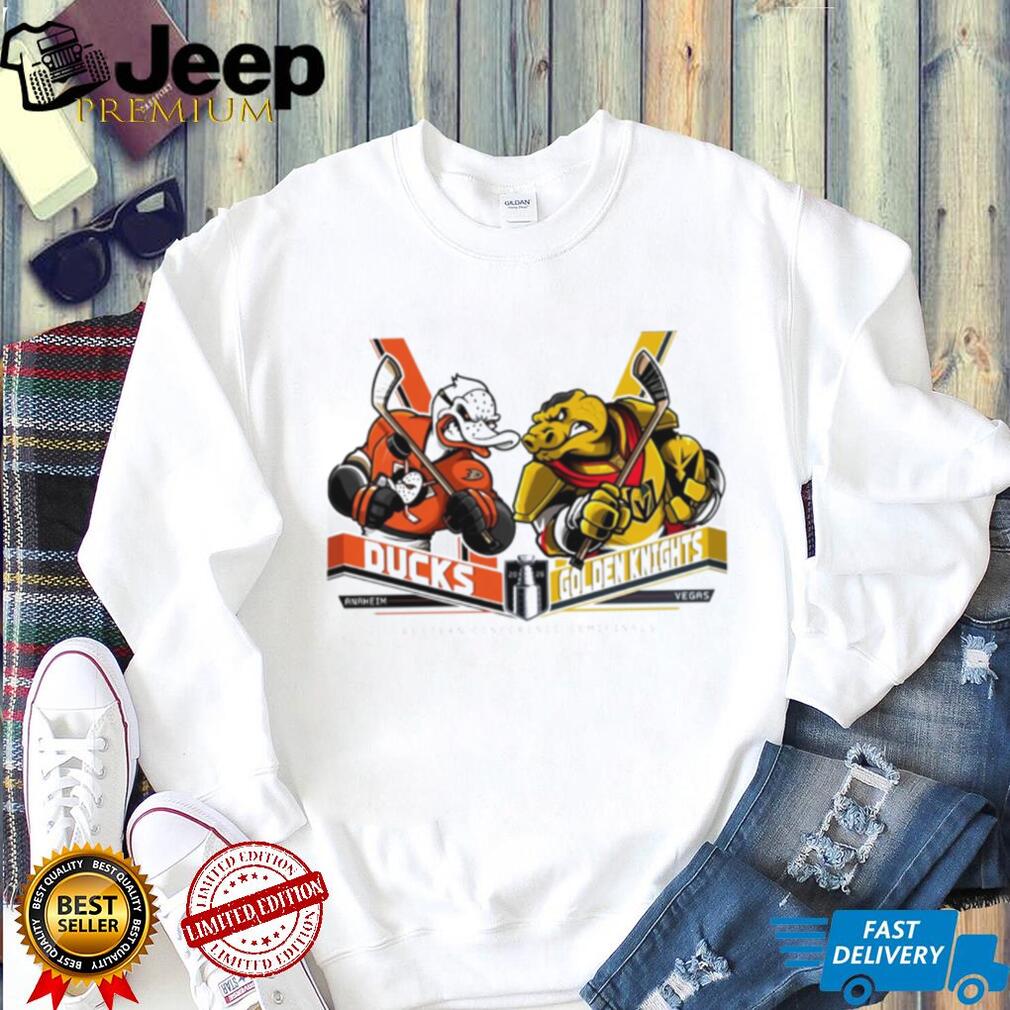 Anaheim Ducks vs Vegas Golden Knights Western Conference Semifinals 2026 Hockey Retro Fans T Shirt